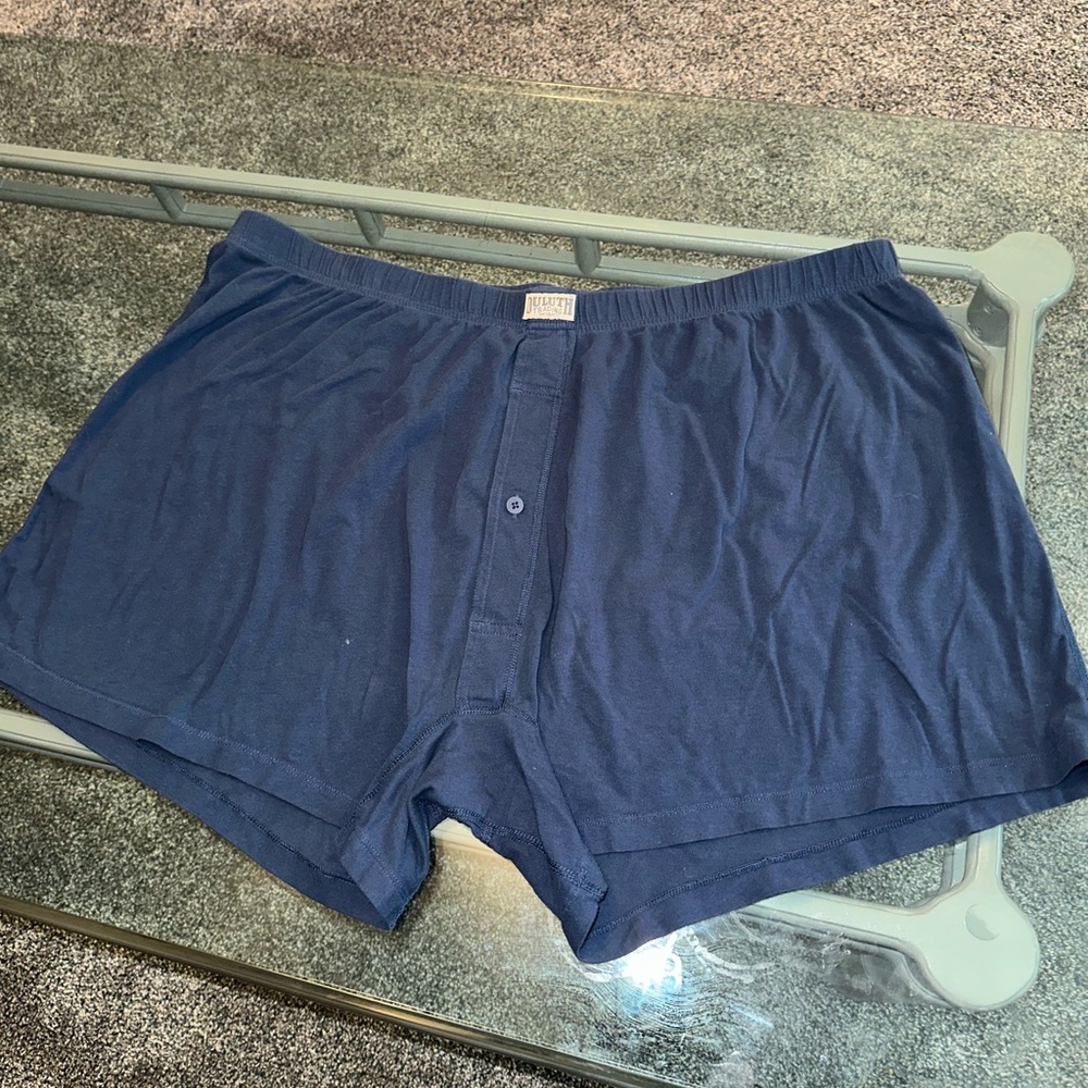 DULUTH 3X Men's Blue Boxer Shorts. MUST BE BUNDLED
